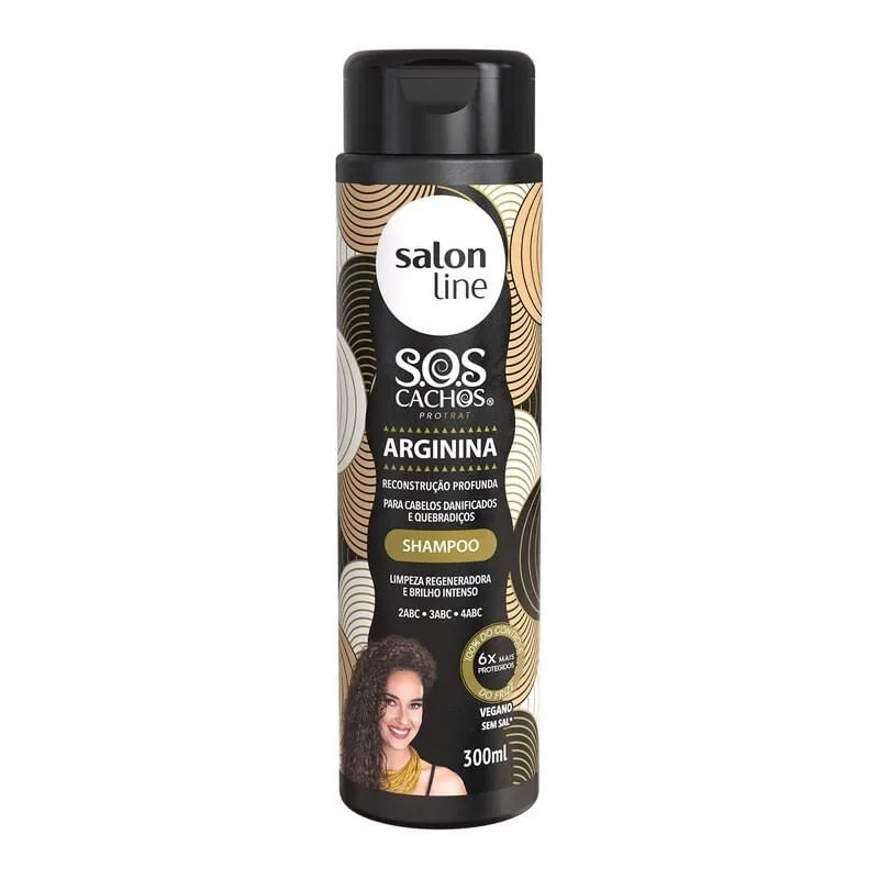 SH S.LINE SOS CACHO ARGININA 300ML - Salon Line - Dermo E Beleza