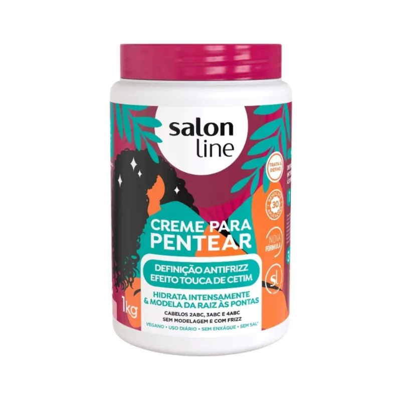 CREME PENT S LINE DEFIN ANTIFRIZZ 01KG - Salon Line - Creme Para Cabelo
