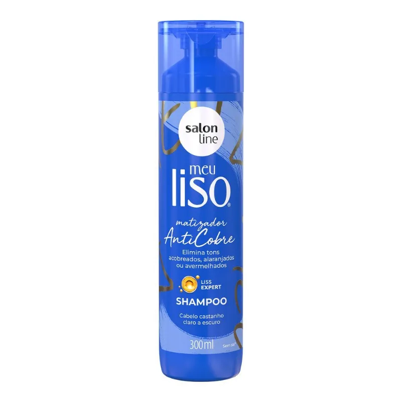 Shampoo Matizador Salon Line Meu Liso Anticobre 300ml