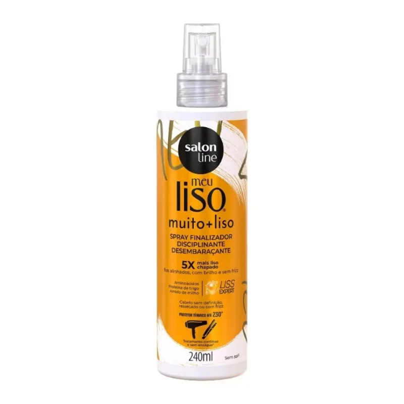 Spray Salon Line Meu Liso Muito +Liso Protetor Térmico 240ml