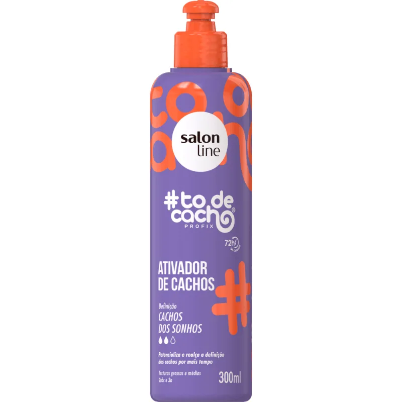 Ativador Cachos Salon Line To de cacho cachos dos Sonhos 300ml