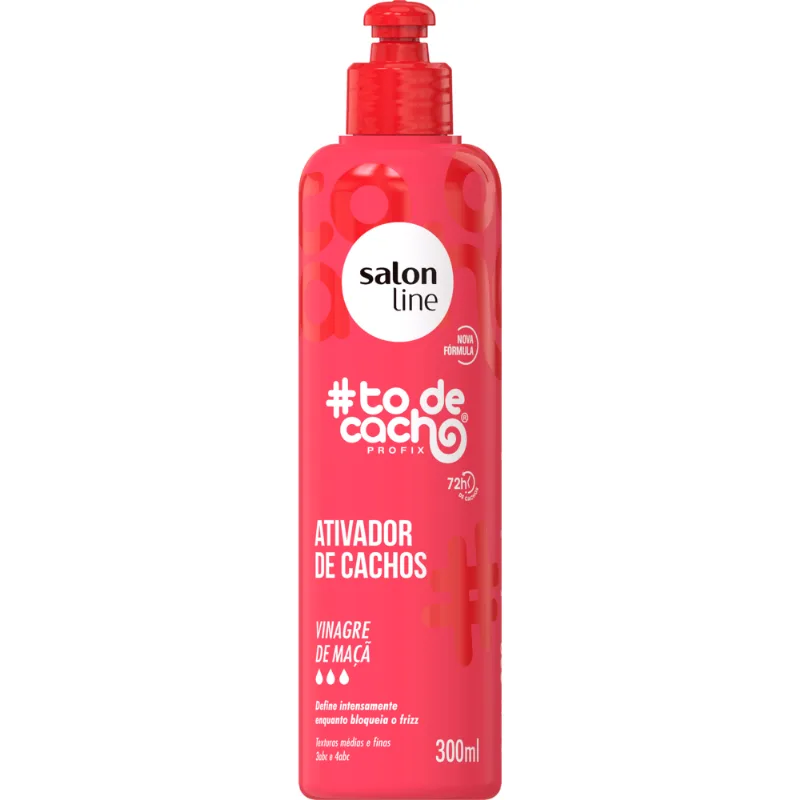 Ativador de Cachos Salon Line To de cacho Vinagre de Maçã 300ml