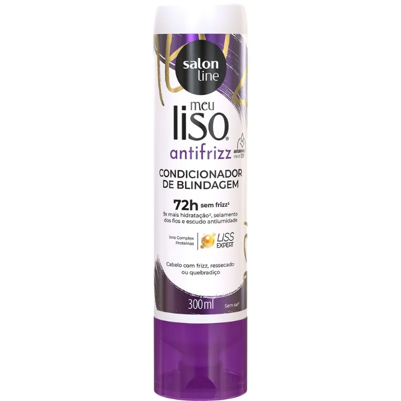 Condicionador Salon Line Meu Liso Ácido Antifrizz 300ml - Salon Line
