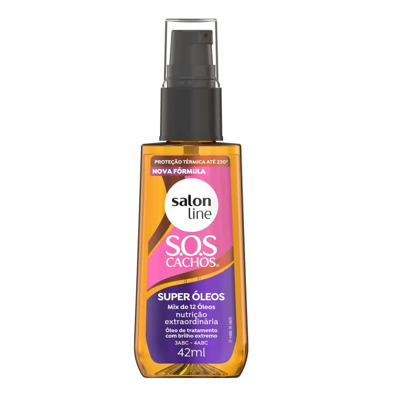 OLEO CAP S LINE SOS CACHOS SUP OLEO 42ML - Salon Line - óleo Para Cabelo