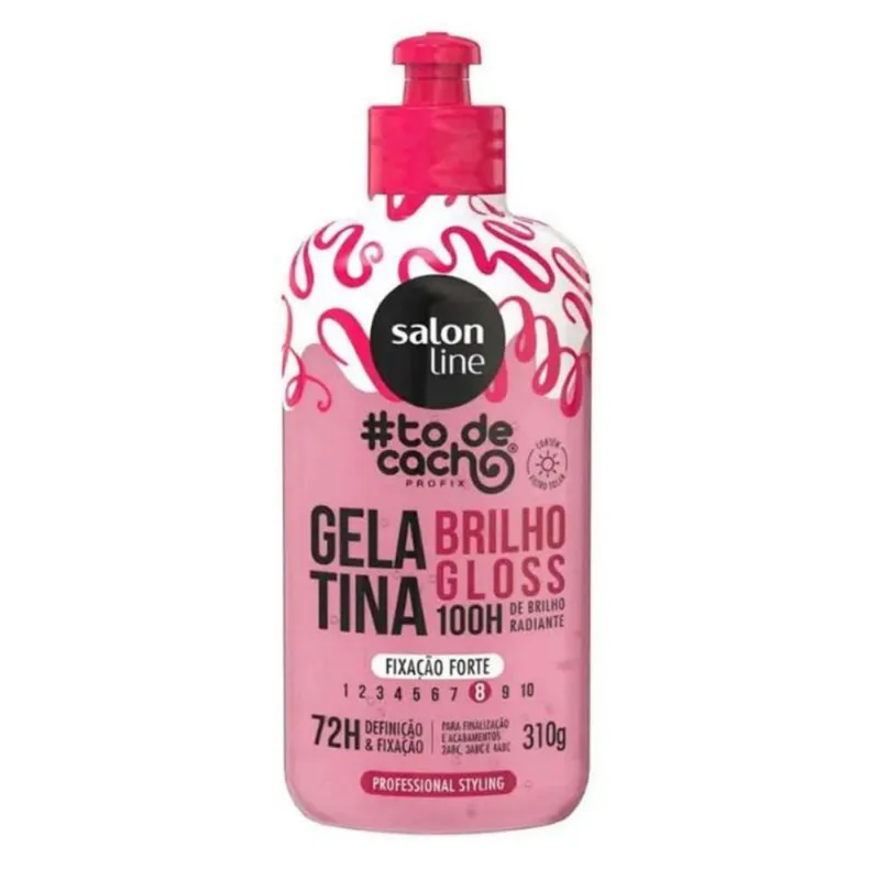 Gelatina Capilar Salon Line 310g Brilho Gloss - Salon Line