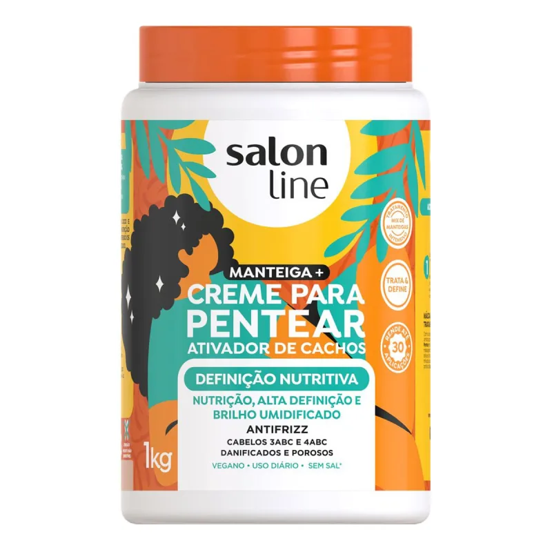 CR PENT S.LINE ATIV.DEF.NUTRITIVA 1KG - Salon Line - Creme Para Cabelo