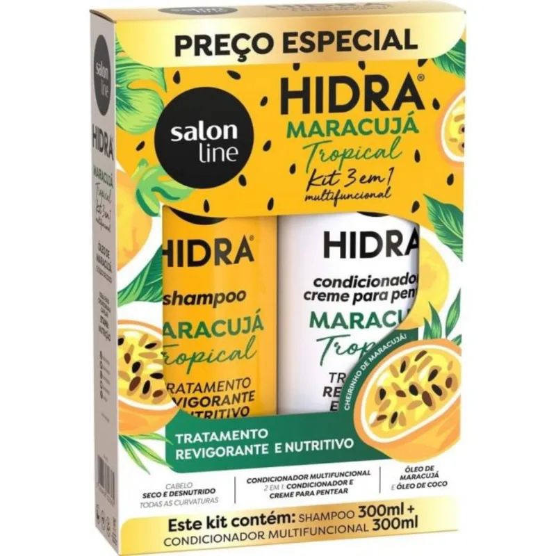 Shampoo + Condicionador Salon Line 300ml Hidra Maracujá - Salon Line
