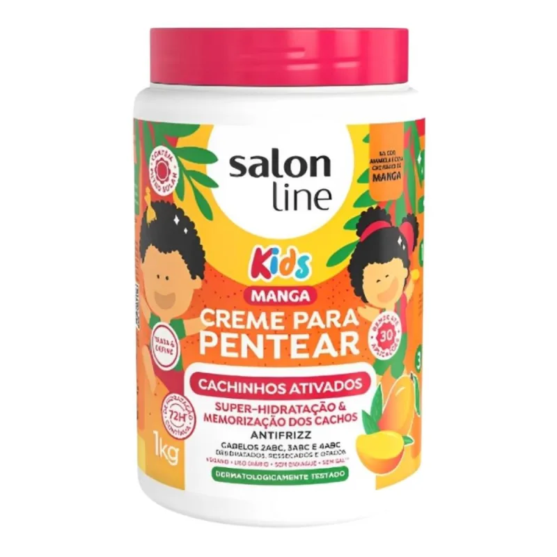 CR PENT S.LINE KIDS MANGA 1KG - Salon Line - Creme Para Cabelo