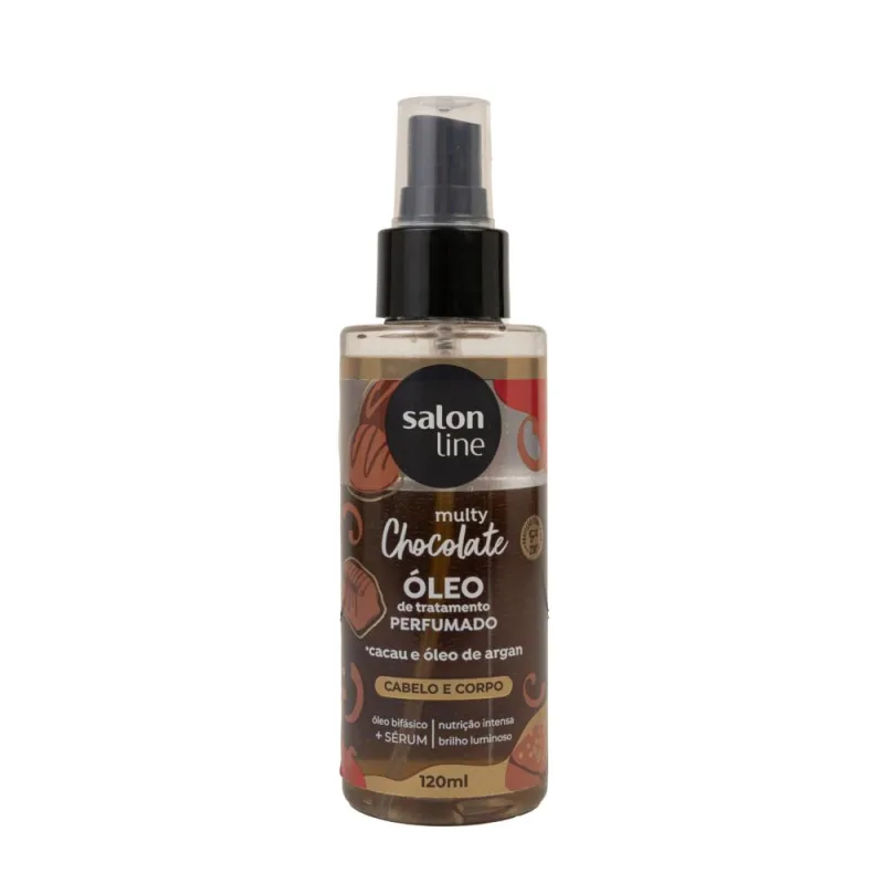 Oleo Salon Line Multy Chocolate Cabelo e Corpo 120 ml - Salon Line - óleo Para Cabelo
