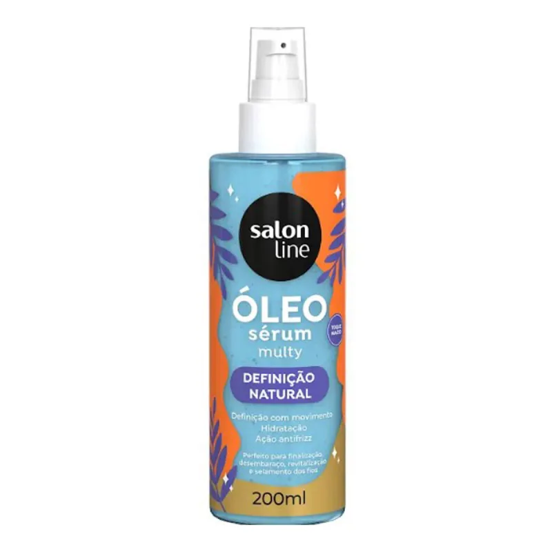 OLEO SERUM S.LINE DEF.NATURAL 200ML - Salon Line - óleo Para Cabelo