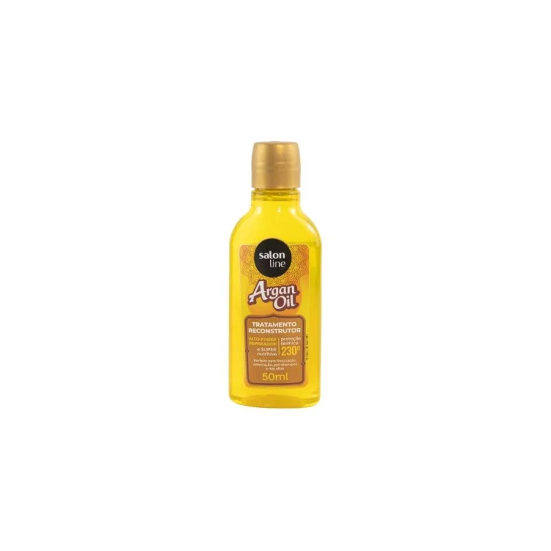 OLEO TRAT S LINE ARGAN OIL 50ML - Salon Line - óleo Para Cabelo
