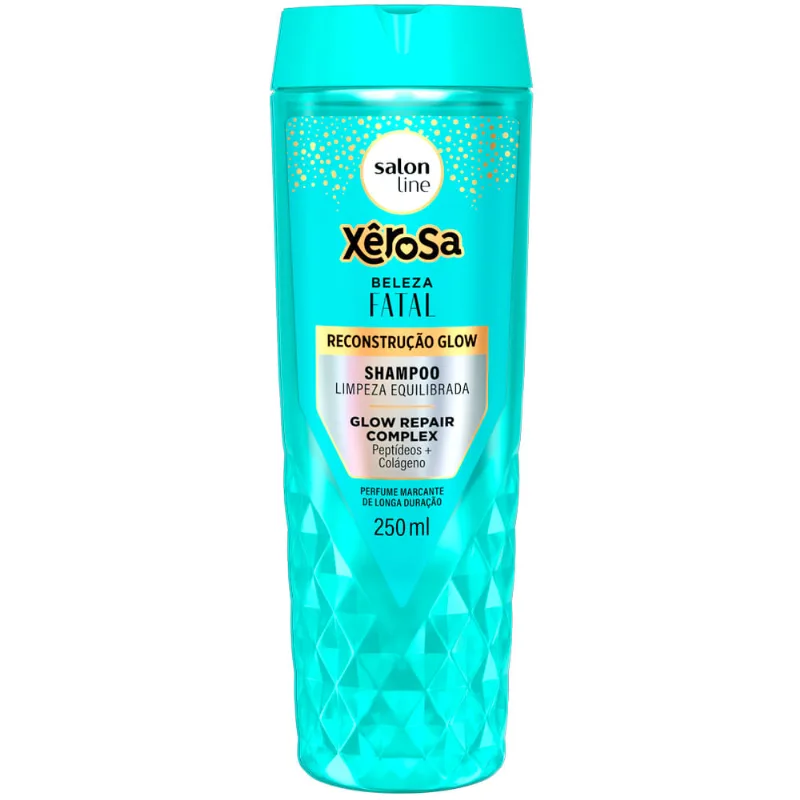 Shampoo Salon Line Xêrosa Beleza Fatal Reconstrução Glow 250ml