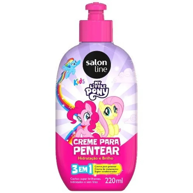Creme Para Pentear Salon Line Kids My Little Pony Hidratação e Brilho 220ml