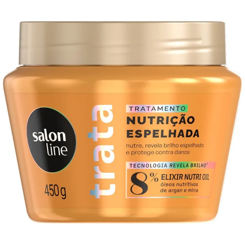 Máscara de Tratamento Condicionante Salon Line Nutrição Espelhada 450g