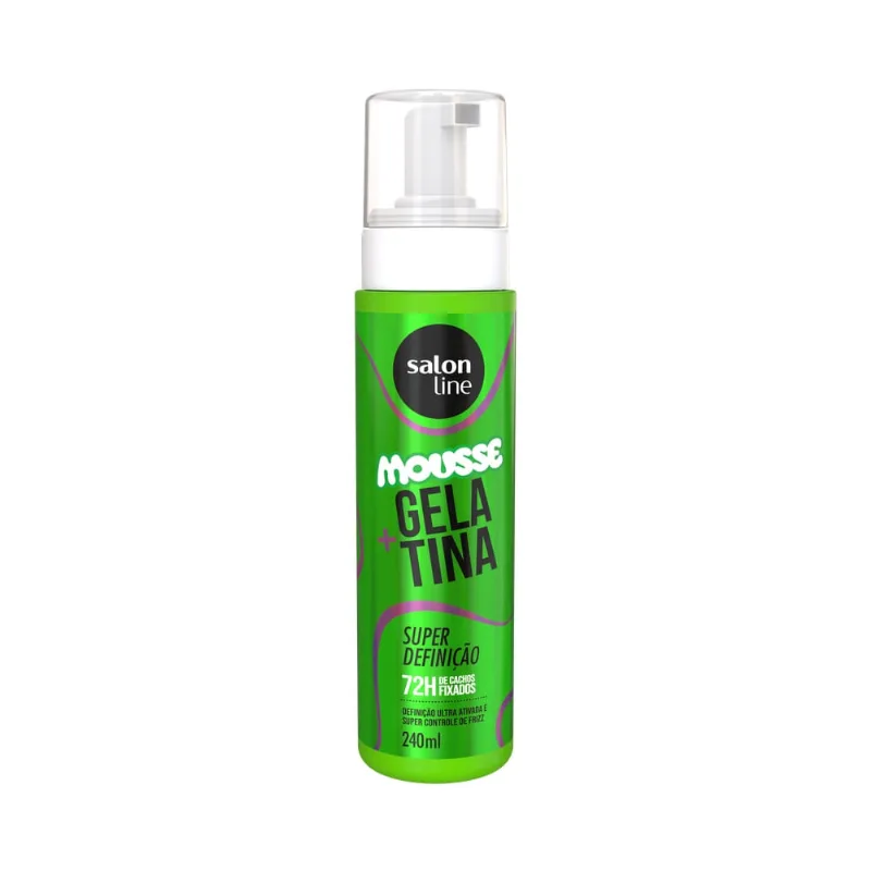 Mousse + Gelatina Salon Line Super Definição 240ml - Salon Line