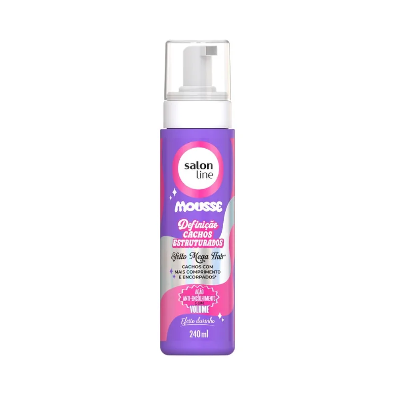 Mousse Salon Line Definição Cachos Estruturados 240ml