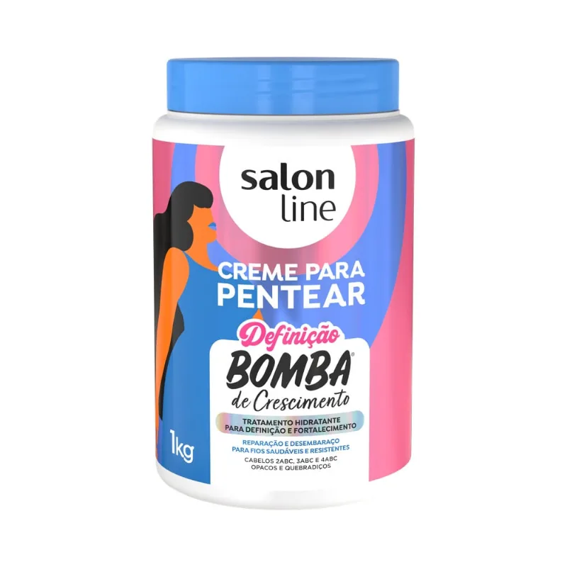 Creme para Pentear Salon Line Definição Bomba de Crescimento 1kg