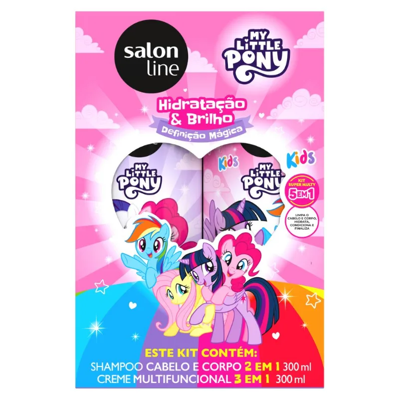 Shampoo+Creme Multifuncional Salon Line Kids 300ml My little Poney