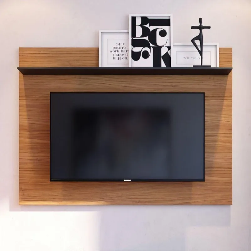 Painel Para Tv Feeney Noce Preto - Colibri