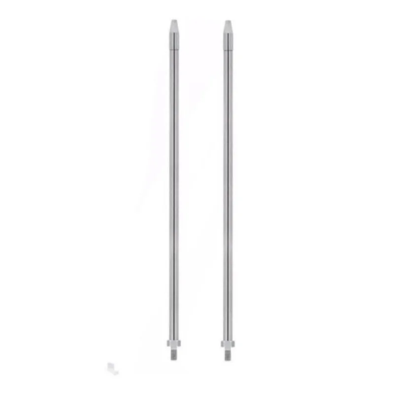 Kit 2 Alongadores Cromados De Antena Px 60cm Caminhão