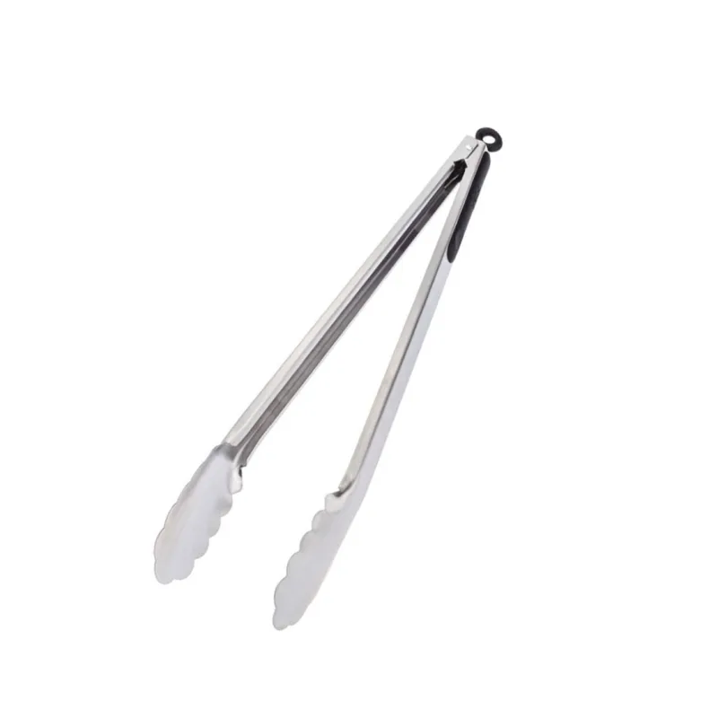Pegador Pinça Alimentos Carne Grande Inox Profissional 39cm - Yangzi - Utilidades Domesticas
