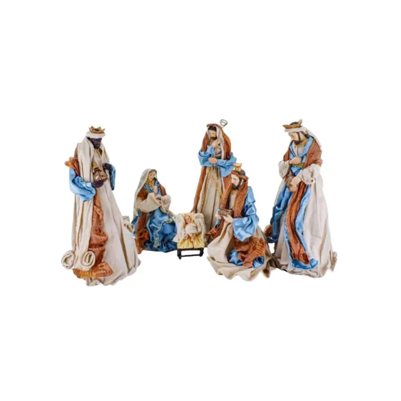 Presépio Seda 41cm Az/mar Yangzi - Decoração Natalina