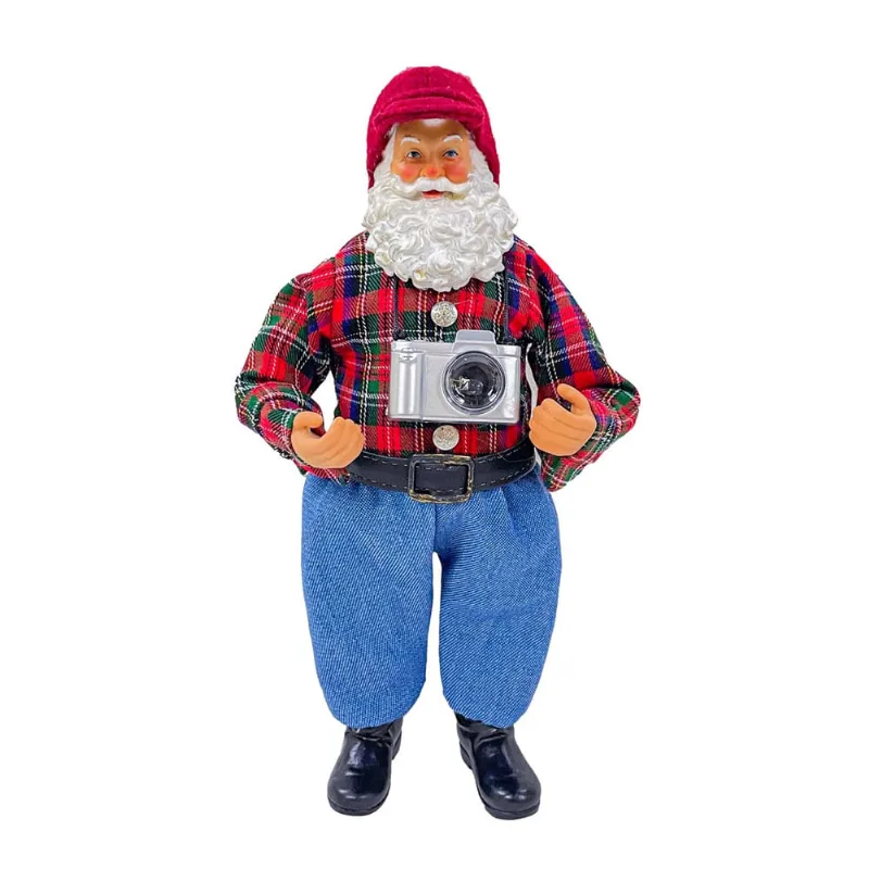 Papai Noel Coleções Fotografo 27cm