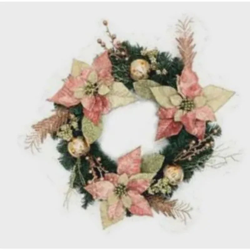 Guirlanda de Natal Rose 55 cm Yangzi