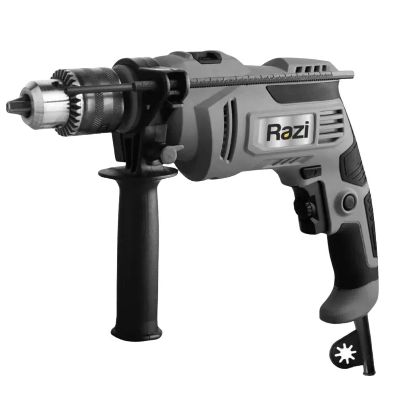 Furadeira de Impacto 1/2" (13mm) VVR 600W Razi Furadeira de Impacto 3/8" (10mm) 600W VVR 26982 127V Razi