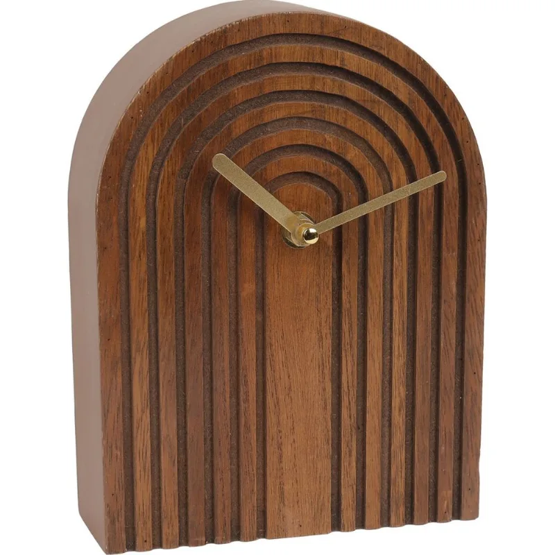 Relógio Decorativo Marrom Yangzi