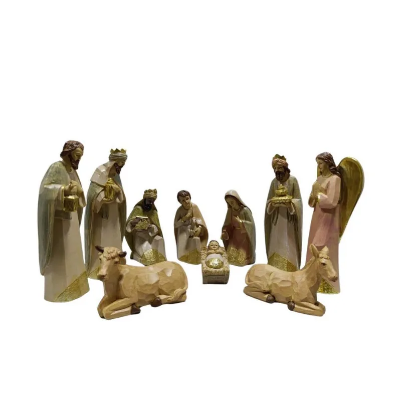 Presepio Polires Vintage 10 Figuras 23,2cm Yangzi