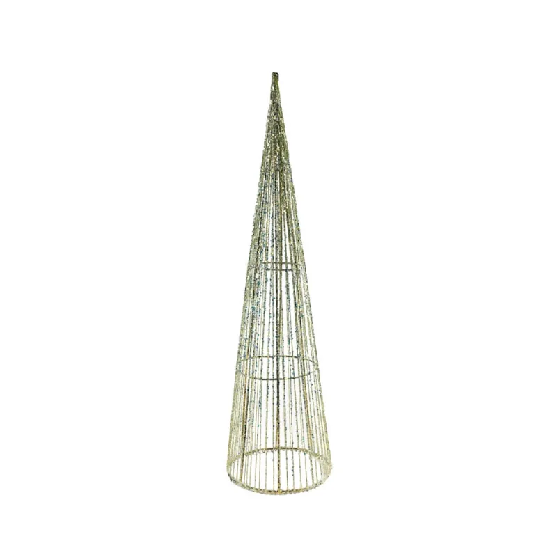 Arvore Cone Aramada Luxuosa Verde Natalina 40 cm