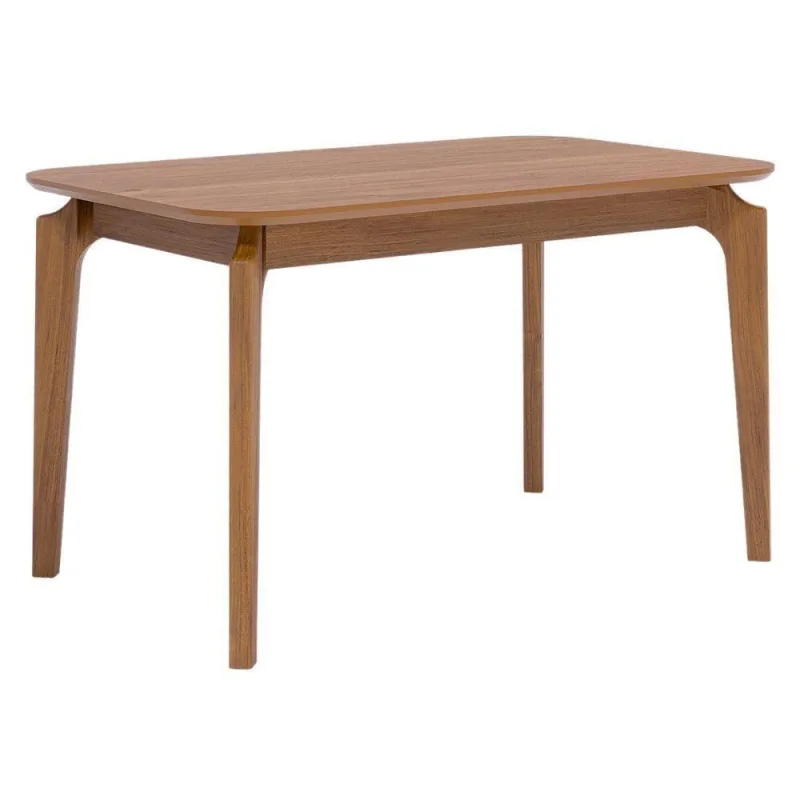 Mesa de Jantar Ficus 4 Lugares Retangular Tampo MDF 130x80cm Milani Movelaria - OUTRAS