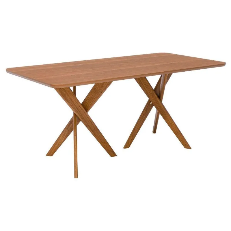 Mesa de Jantar Cacau 6 Lugares Retangular MDF 180CM Amadeirado - OUTRAS