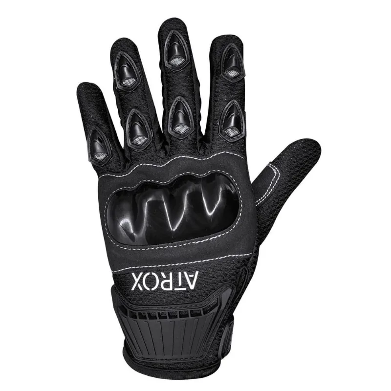 Luva Para Motociclista Atrox Tech Extreme Preto P (MP)