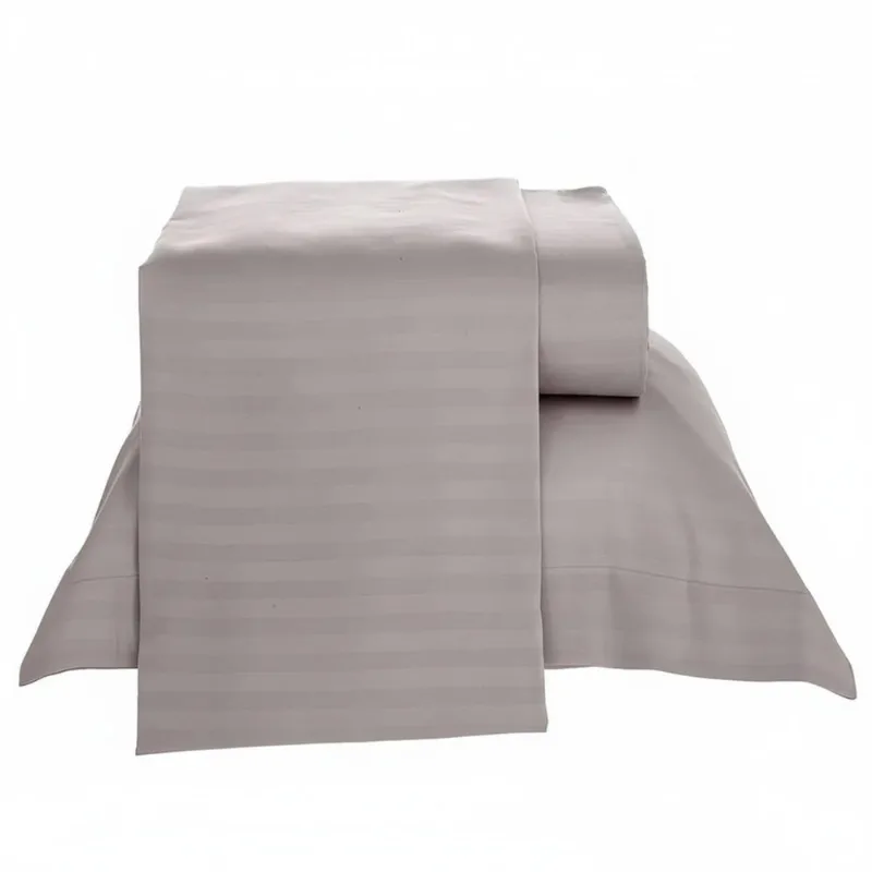 Jogo De Cama Queen Lepin Enxovais Stripe Ros 4 Pçs