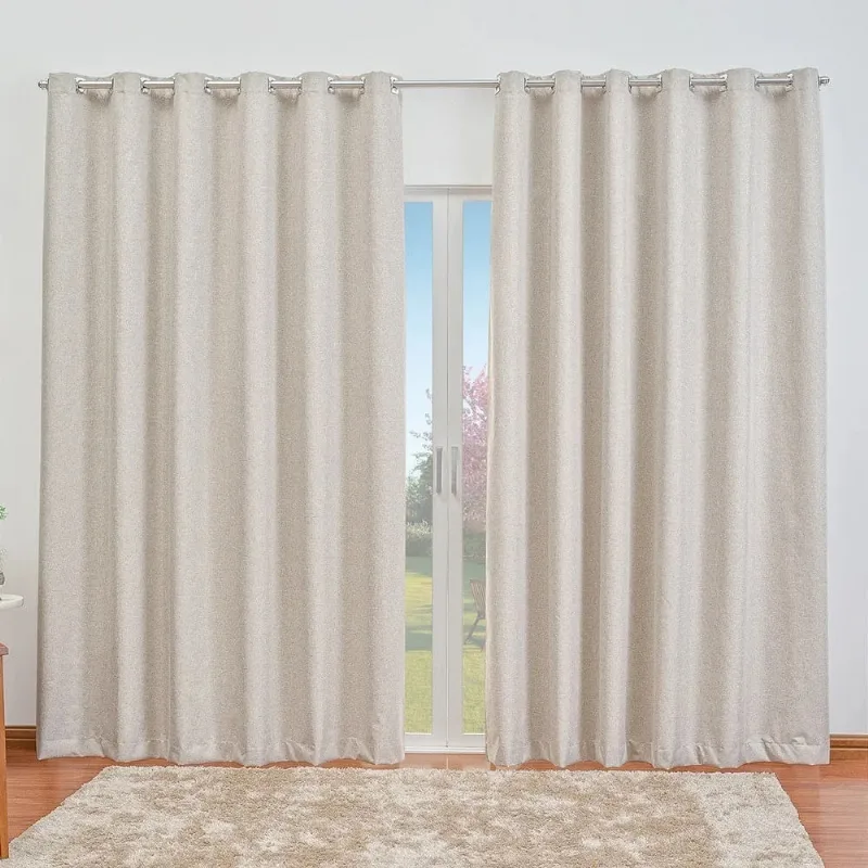 Cortina Blackout Premium Superfilm 5,40 X 2,60 Palha/unico