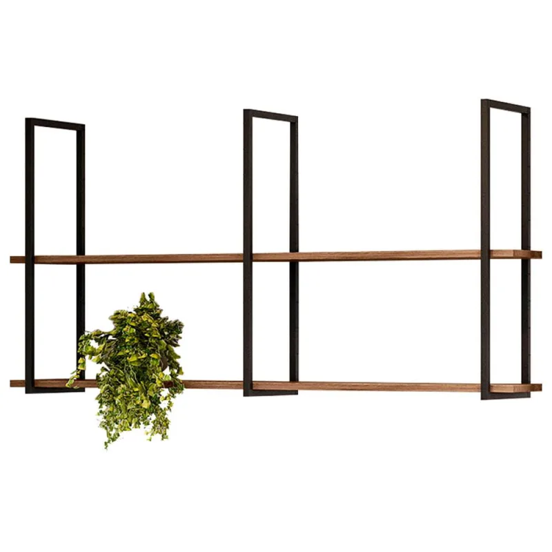 Prateleira Decorativa Industrial Multiuso 135cm Design D01 Demolição - Lyam Decor - Lyam Decor - Casa E Construção