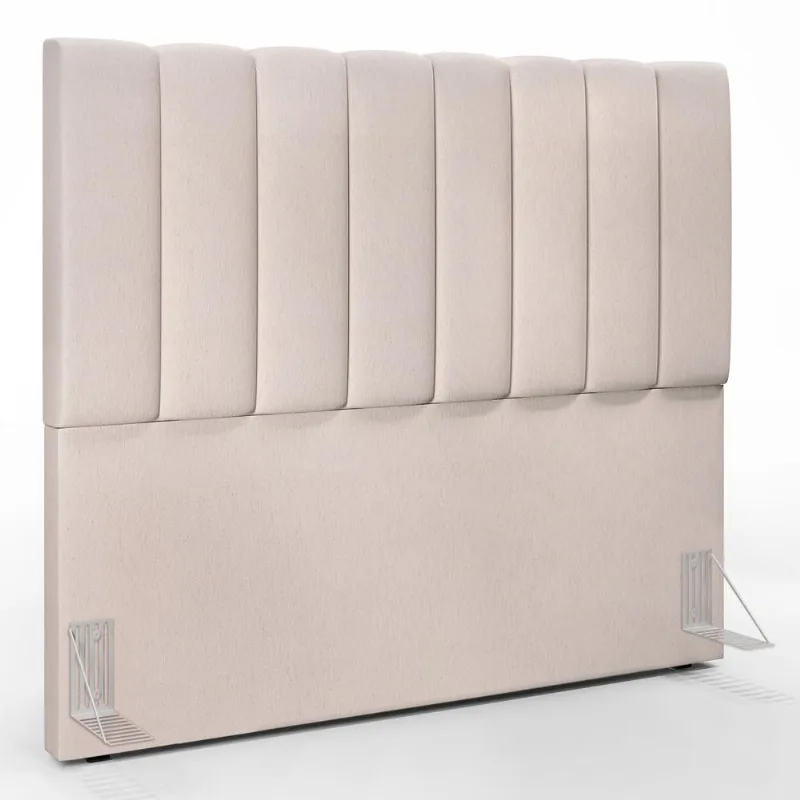 Cabeceira Cama Box Casal 140 cm Dália W01 Linho Cru - Lyam Decor - Lyam Decor