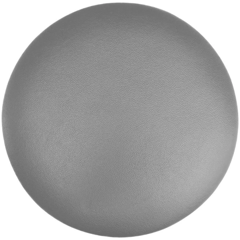 Assento Redondo H02 Corino Cinza 35cm