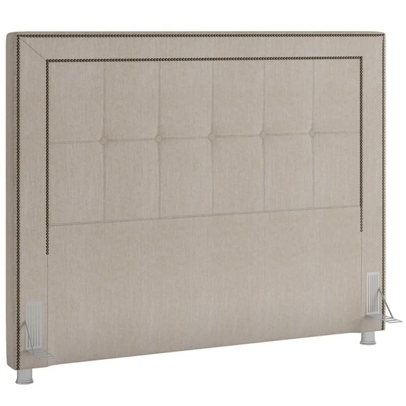 Cabeceira Cama Box Casal 140cm P05 Atenas Creme - Lyam Decor