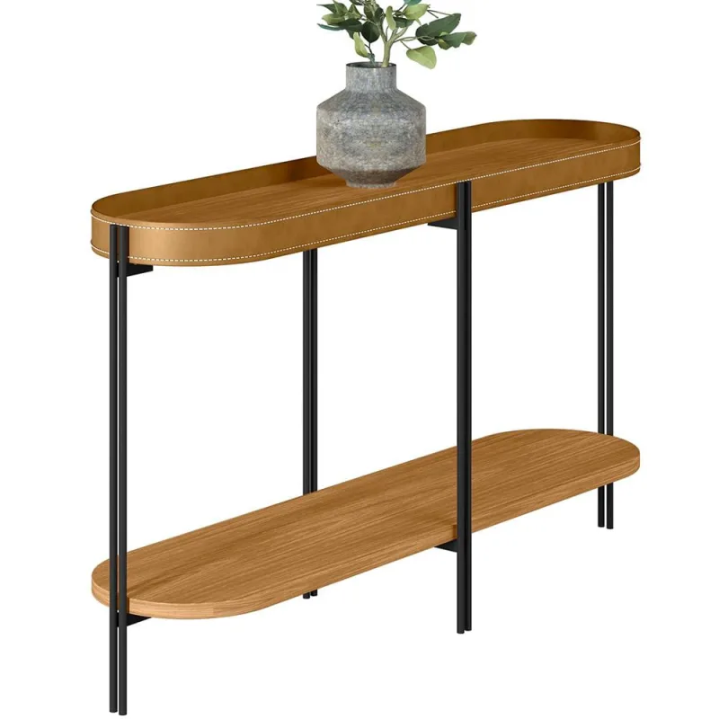 Aparador Decorativo Industrial Sala de Estar Jantar Sintético Caramelo Nord L05 Nature - Lyam Decor - Lyam Decor - Móveis