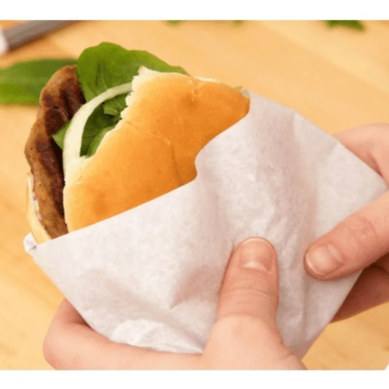 Saquinho de papel para mini lanche - branco