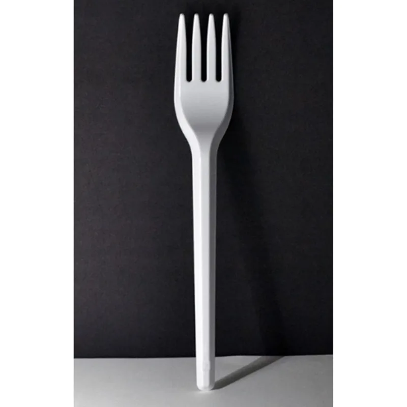 Garfo refeição linha forte ps - branco - bello festas