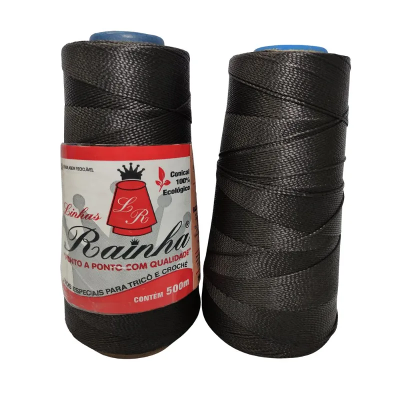 LINHA RAINHA 100% POLIPROPILENO C/500M 1308 PRETO