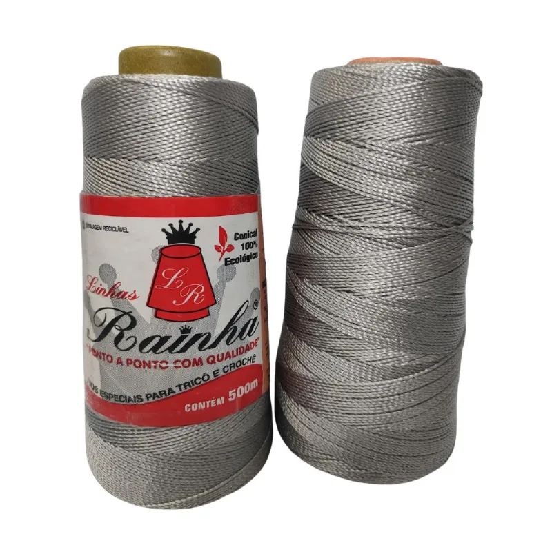 LINHA RAINHA 100% POLIPROPILENO C/500M 1313 CINZA