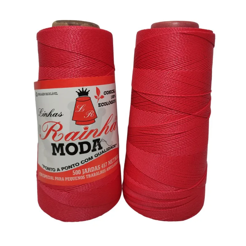 LINHA RAINHA 100% POLIPROPILENO C/500M 1319 VERMELHO CARDEAL