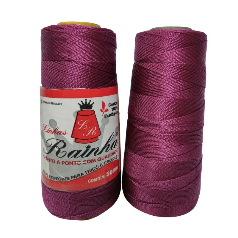 LINHA RAINHA 100% POLIPROPILENO C/500M 1320 VINHO
