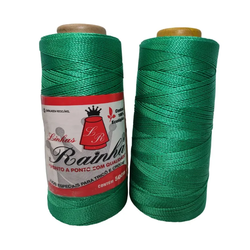 LINHA RAINHA 100% POLIPROPILENO C/500M 1331 VERDE BANDEIRA