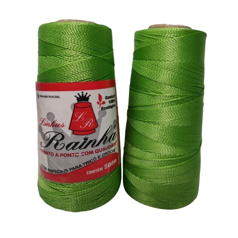 LINHA RAINHA 100% POLIPROPILENO C/500M 1343 VERDE PISTACHE
